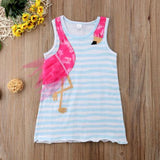 Baby Girls Pink Flamingo Dress Toddler Fashion - Loving Lane Co