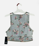 Women’s Jean Plunging V Sexy Crop tops