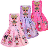 Lol Surprise Dolls Dresses Toddler girl dresses Girls Birthday Party Dress LOL dolls  new Dress