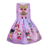 Lol Surprise Dolls Dresses Toddler girl dresses Girls Birthday Party Dress LOL dolls  new Dress