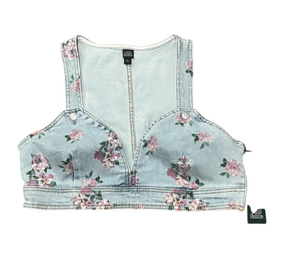 Women’s Jean Plunging V Sexy Crop tops