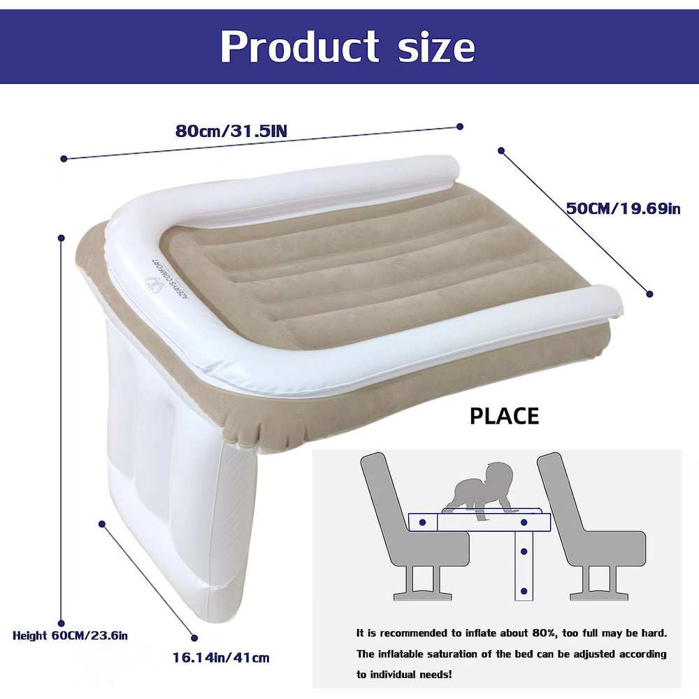 Baby Inflatable Mattress Rear Folding Car Mat Travel Thickened Air Cushion