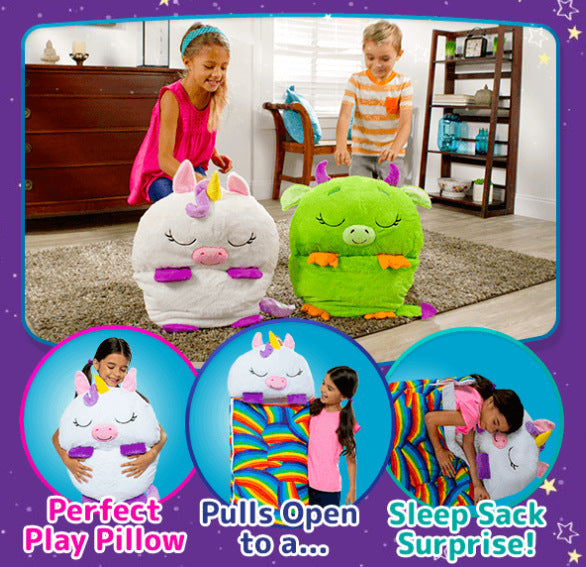 Children's unicorn sleeping bag