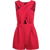 Sexy Crossed Waist Jumsuit