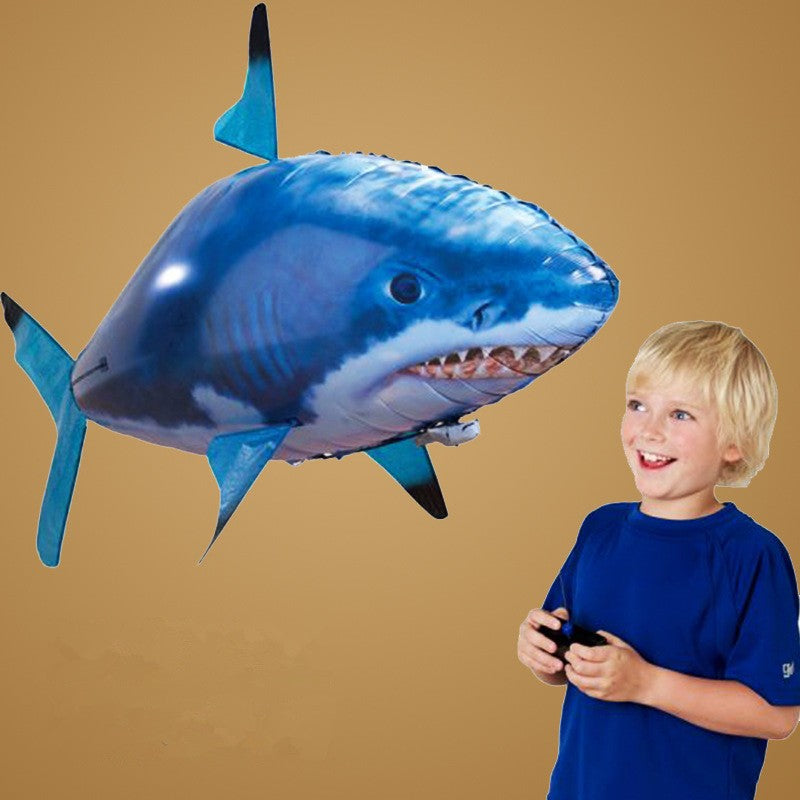 Remote Control Flying Shark Toy Flying Nemo Clown Fish Air Swimmer