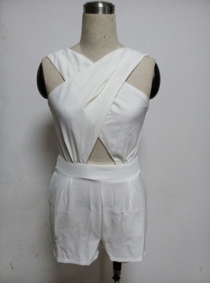 Sexy Crossed Waist Jumsuit