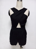 Sexy Crossed Waist Jumsuit