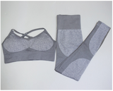 New Yoga Pants Matching Sports Bra Top Sets in 6 Colors