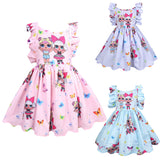 Lol Surprise Dolls Dresses Girls Lol Birthday Party Princess Dress in Pink Purple