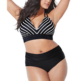 Sexy Bandage Bikinis Women High Waist Bikini Plus Size Swimwear