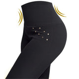 Womens Leggings Push Up Booty Shaping High Waist Pants