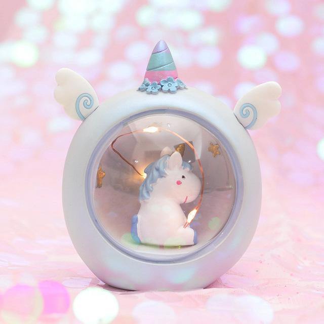 Unicorn Night Light Childrens LED Night Light Nursery Room Lamp - Loving Lane Co