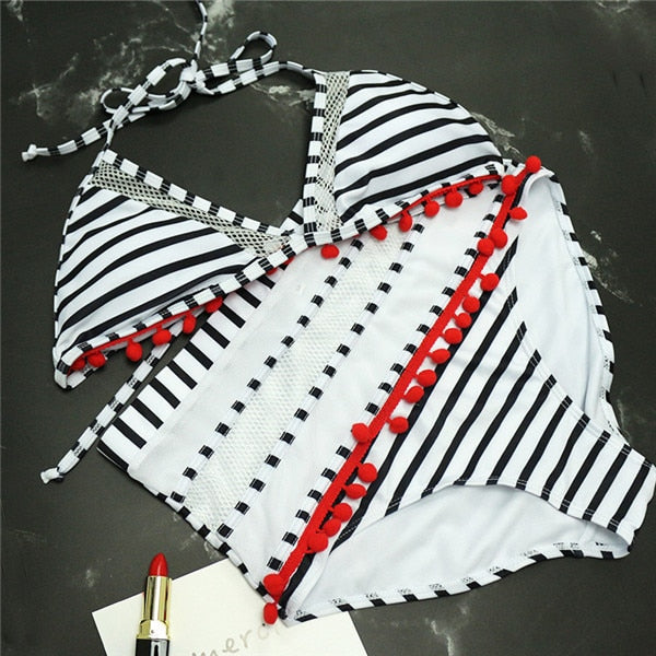 Women's  High Waist Swimsuit Bikini