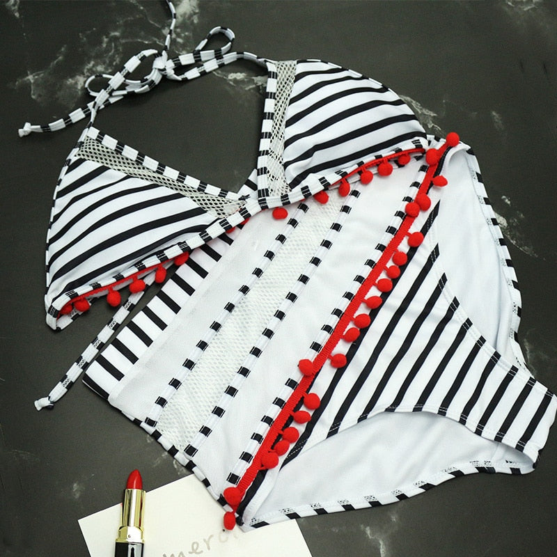 Women's  High Waist Swimsuit Bikini