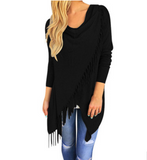 Womens Cardigan Tassels Fall Sweaters in 7 Colors and Small to Plus Sizes