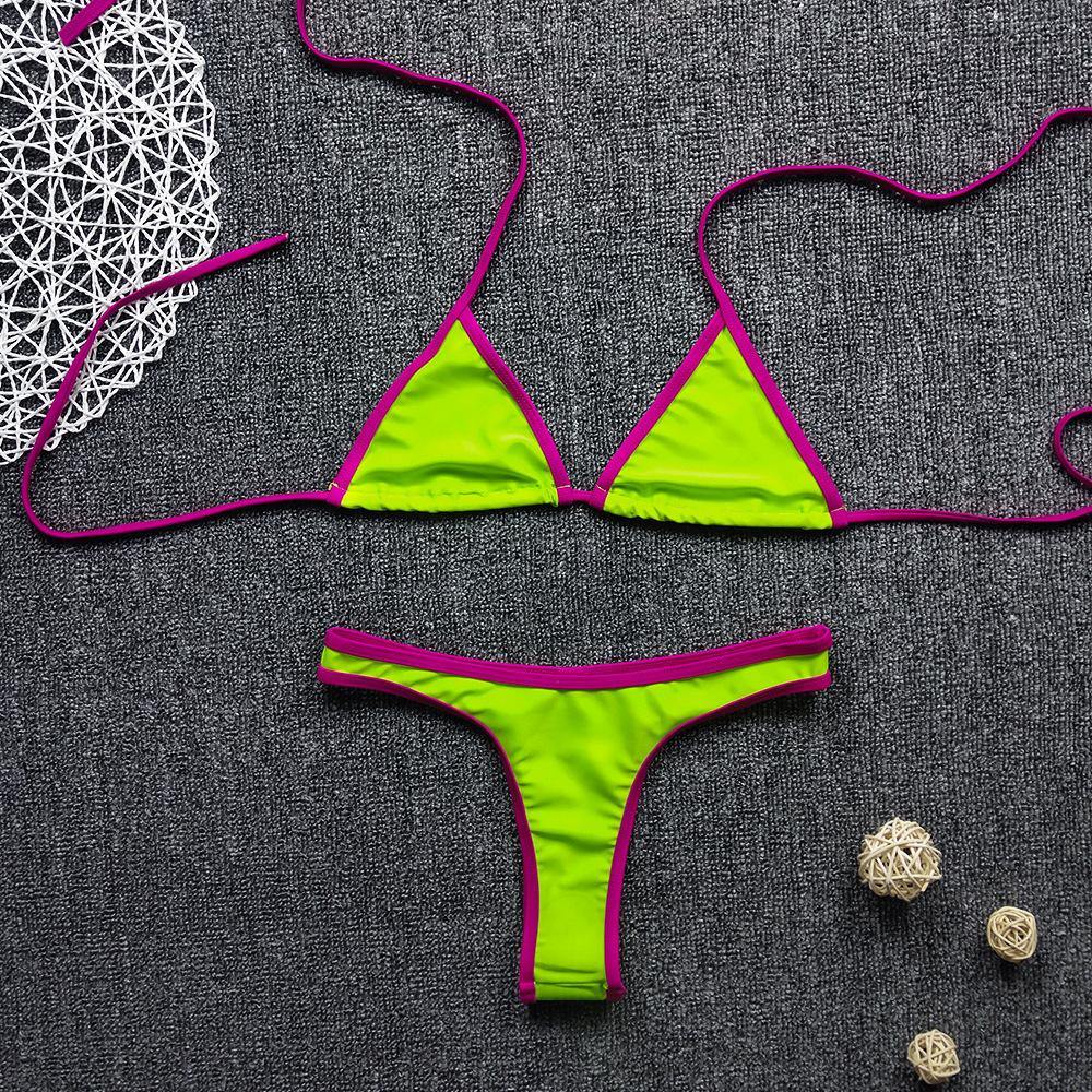 Simple and Sexy Women's String Bikini Sets in Multiple Colors - Loving Lane Co