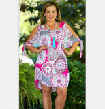 Womens Floral Dresses in 5 Color Patterns Sizes Small to 6XL