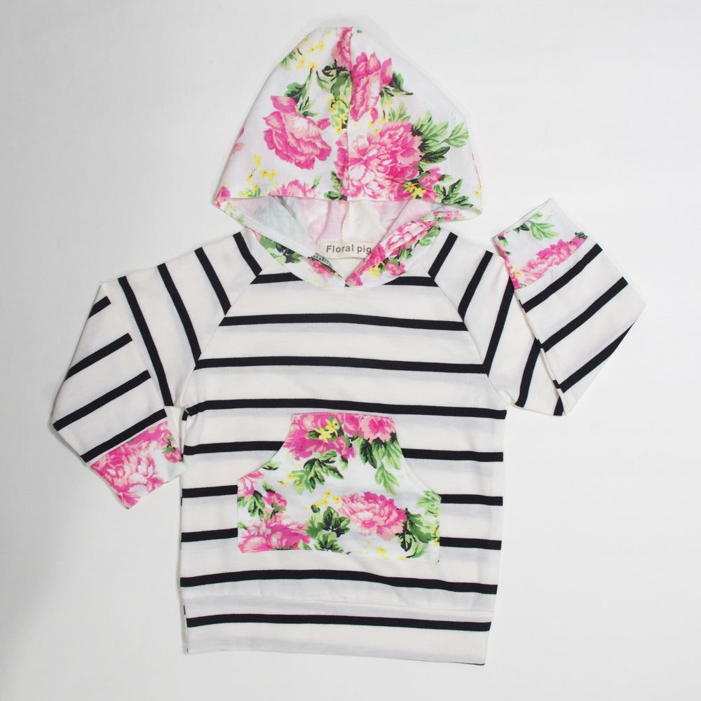 Toddler Girls Floral Jumpsuit 2 Piece Outfit