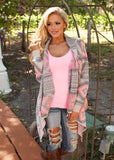 New! Women’s Fall Pink and Grey Cardigans Petite to Plus Sizes - Loving Lane Co