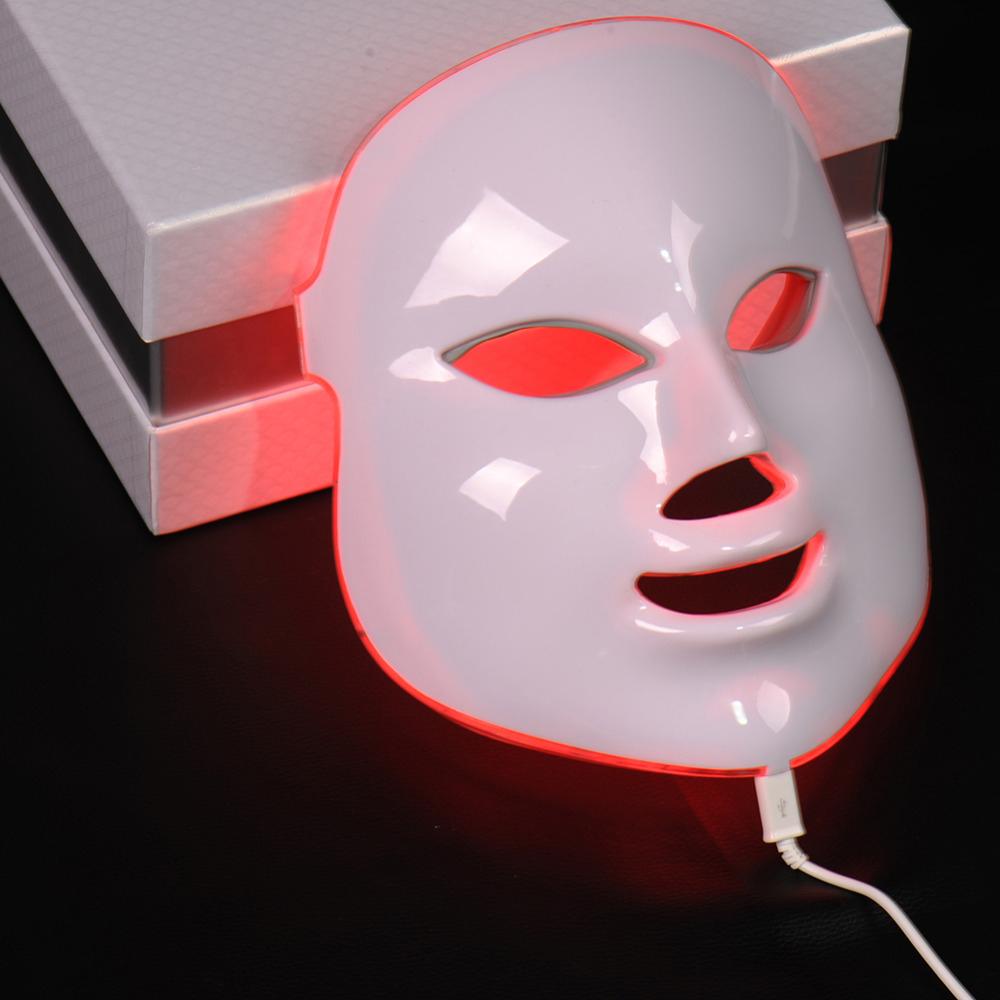 LED Photo Facial Mask 7 Colors Light Photon Anti-Aging PDT Skin Rejuvenation Mask