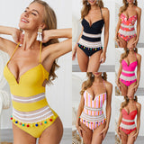 One Piece Swimsuits Tassels Bathing Suits in 10 Colors and Styles