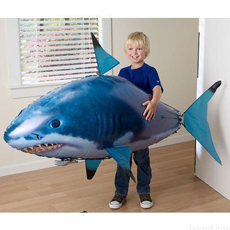 Remote Control Flying Shark Toy Flying Nemo Clown Fish Air Swimmer