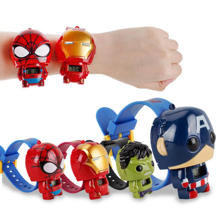 Superhero Watches Ironman Watch Spiderman Watch Captain America kids Watch