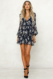 New Floral Long Sleeve Dresses