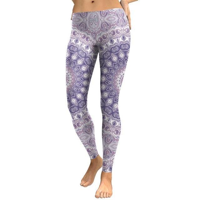 Leggings Women's Purple Mandala Pants - Loving Lane Co