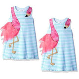 Baby Girls Pink Flamingo Dress Toddler Fashion - Loving Lane Co