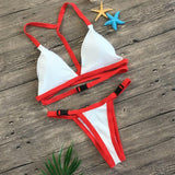 Red Black and White Sexy Bikini Set Combos - Loving Lane Co