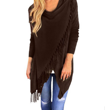 Womens Cardigan Tassels Fall Sweaters in 7 Colors and Small to Plus Sizes