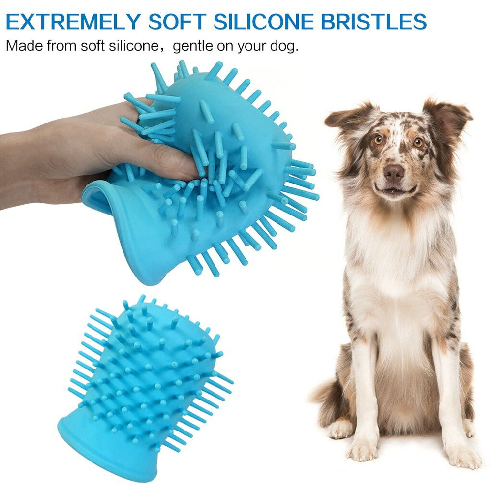 Dog Paw Cleaner Pet Foot Washer Cup Dog Paw Cleaning Brush Grooming Dirty Cat Feet Cleaning Brush