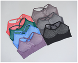 New Yoga Pants Matching Sports Bra Top Sets in 6 Colors