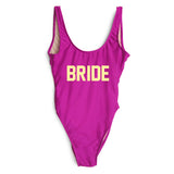 One Piece Bride Swimsuit Bachelorette Party Swimwear in 20 Colors & Styles
