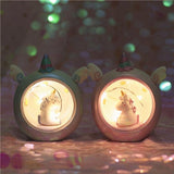 Unicorn Night Light Childrens LED Night Light Nursery Room Lamp - Loving Lane Co
