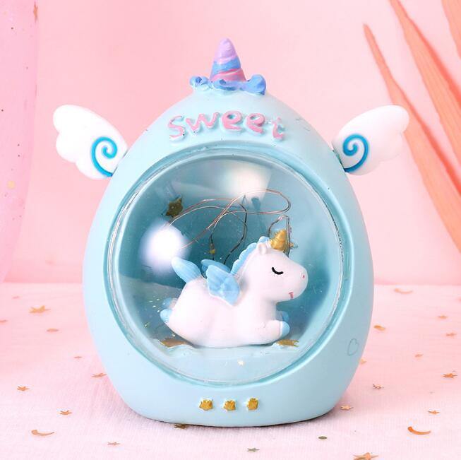 Unicorn Night Light Childrens LED Night Light Nursery Room Lamp - Loving Lane Co