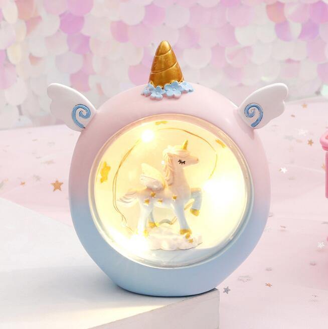 Unicorn Night Light Childrens LED Night Light Nursery Room Lamp - Loving Lane Co