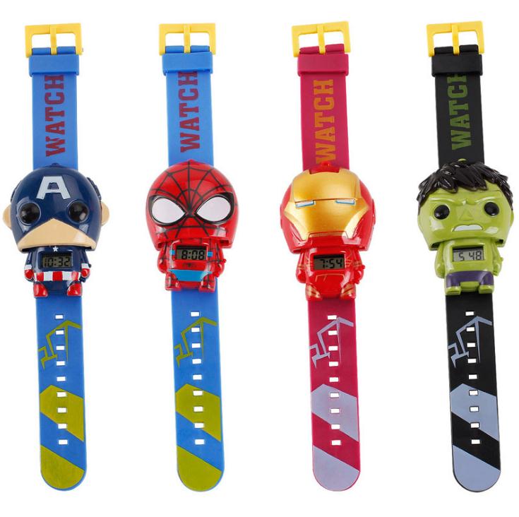 Superhero Watches Ironman Watch Spiderman Watch Captain America kids Watch
