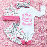 Pink letter long sleeve robe