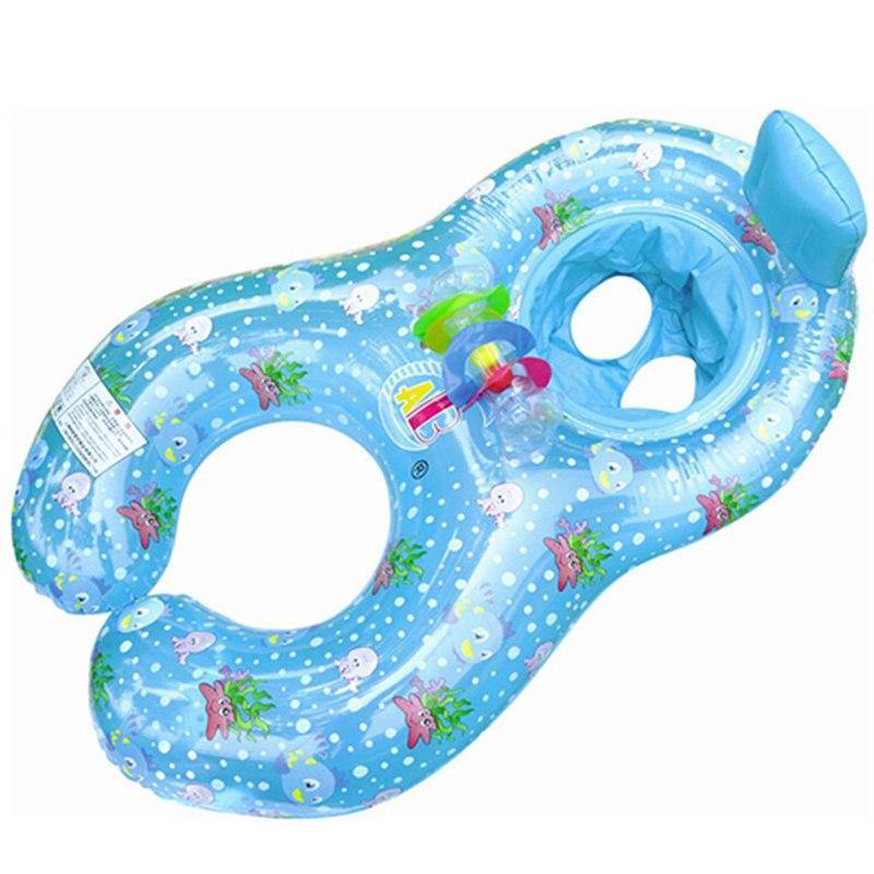 Parent-child swim mother and child double swimming ring - Loving Lane Co