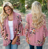 Fall Floral Print Womens Jackets in 6 Colors