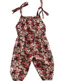 Adorable Floral Romper Baby Girl Infant Floral Jumpsuit