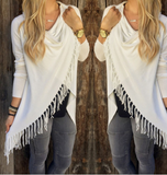 Womens Cardigan Tassels Fall Sweaters in 7 Colors and Small to Plus Sizes