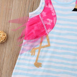 Baby Girls Pink Flamingo Dress Toddler Fashion - Loving Lane Co