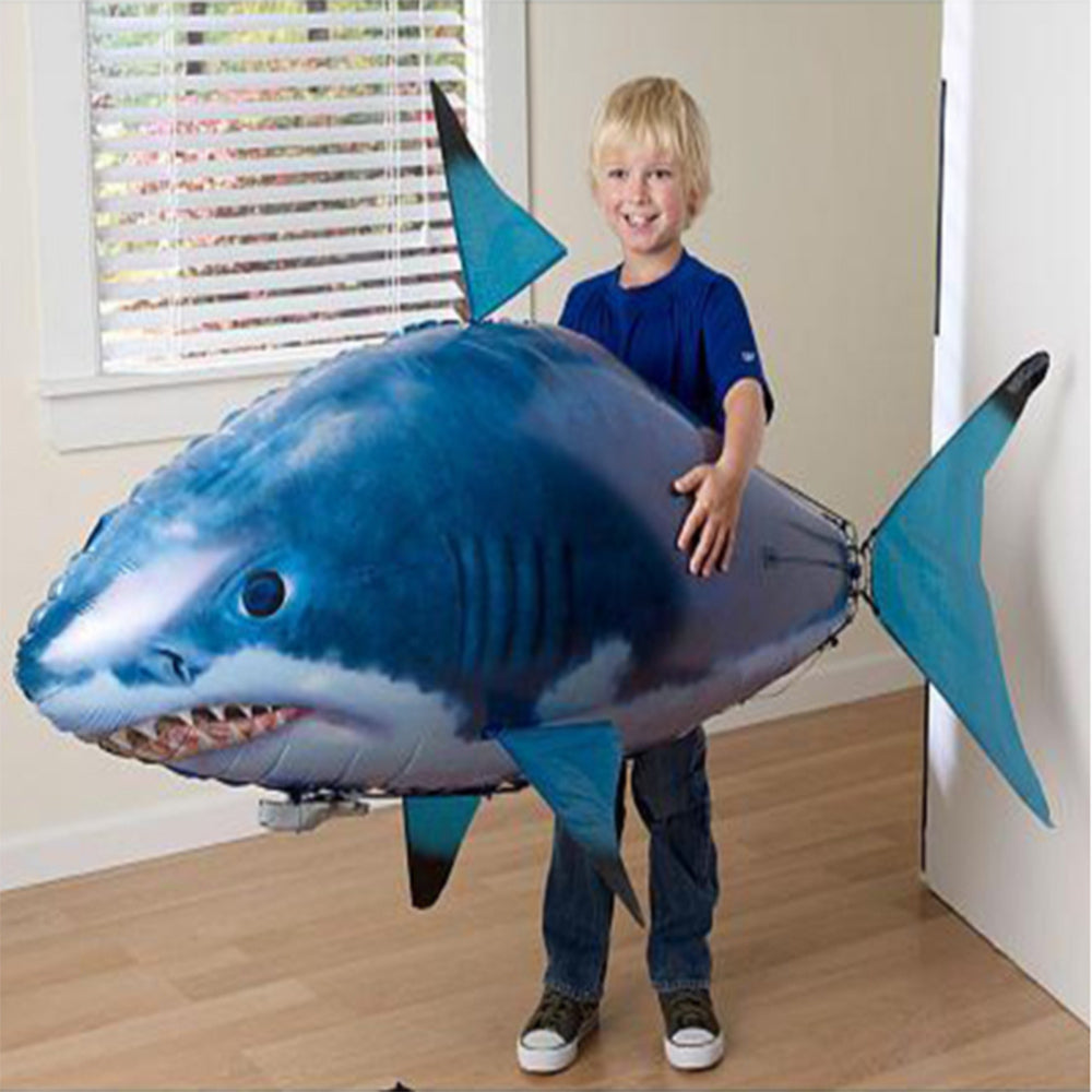 Remote Control Flying Shark Toy Flying Nemo Clown Fish Air Swimmer Helicopter Kids Toy