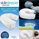 Pro Air Side Sleeper Neck Back Pillow U Shaped Sleep Support