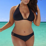 Plus Size Bandage Bikini Swimsuit Sexy Swimwear