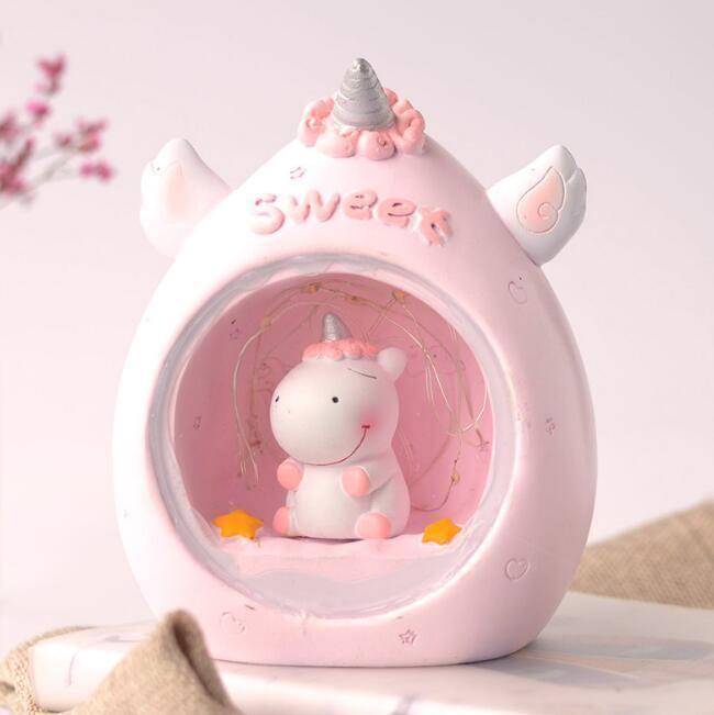 Unicorn Night Light Childrens LED Night Light Nursery Room Lamp - Loving Lane Co