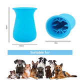 Dog Paw Cleaner Pet Foot Washer Cup Dog Paw Cleaning Brush Grooming Dirty Cat Feet Cleaning Brush